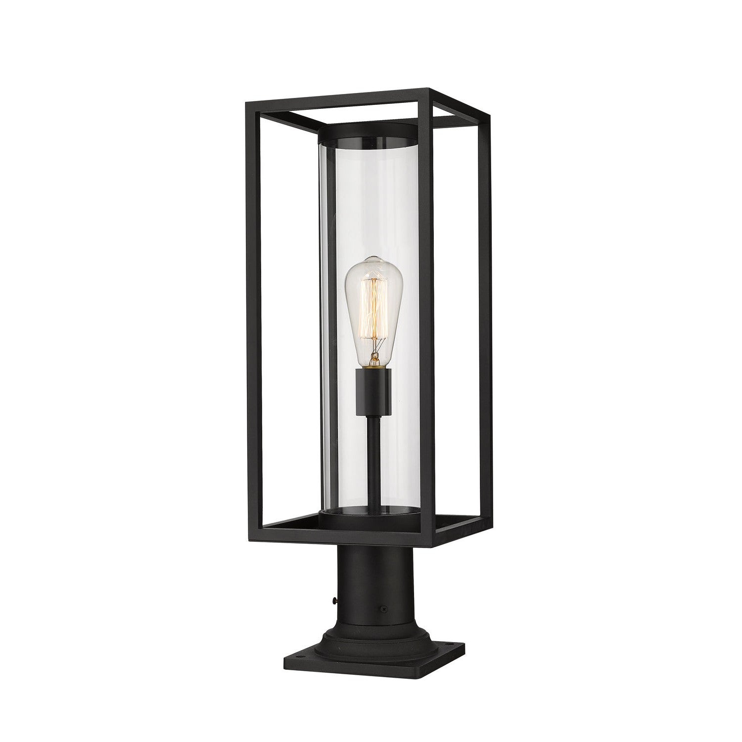 Z-Lite - 584PHMR-533PM-BK - One Light Outdoor Pier Mounted Fixture - Dunbroch - Black