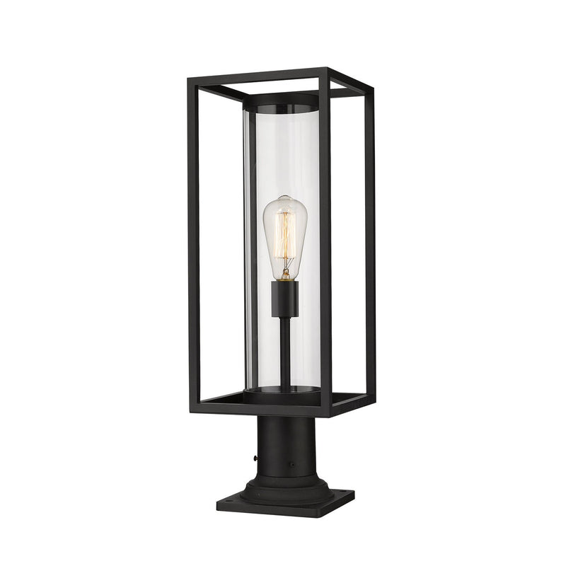 Z-Lite - 584PHMR-533PM-BK - One Light Outdoor Pier Mounted Fixture - Dunbroch - Black