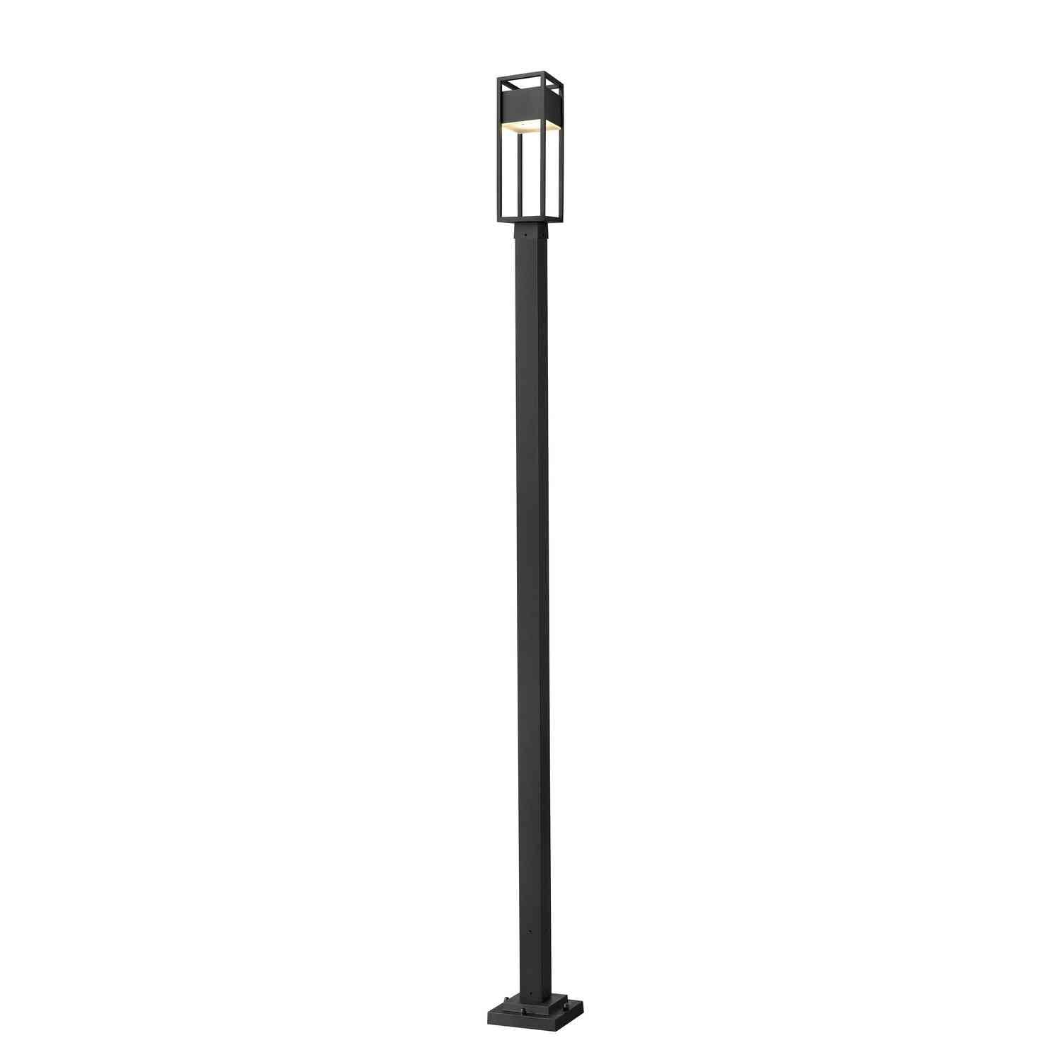 Z-Lite - 585PHMS-536P-BK-LED - LED Outdoor Post Moun Fixture - Barwick - Black