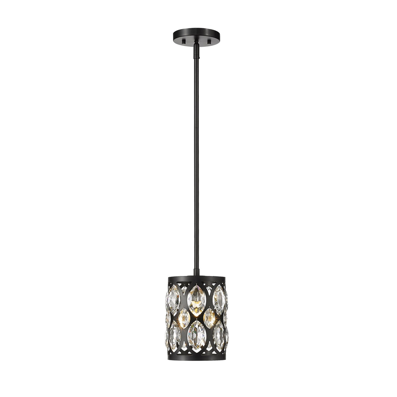 Z-Lite - 6010MP-MB - One Light Pendant - Dealey - Matte Black