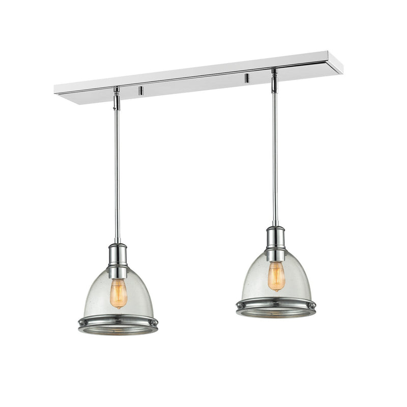 Z-Lite - 719MP-2CH - One Light Linear Chandelier - Mason - Chrome