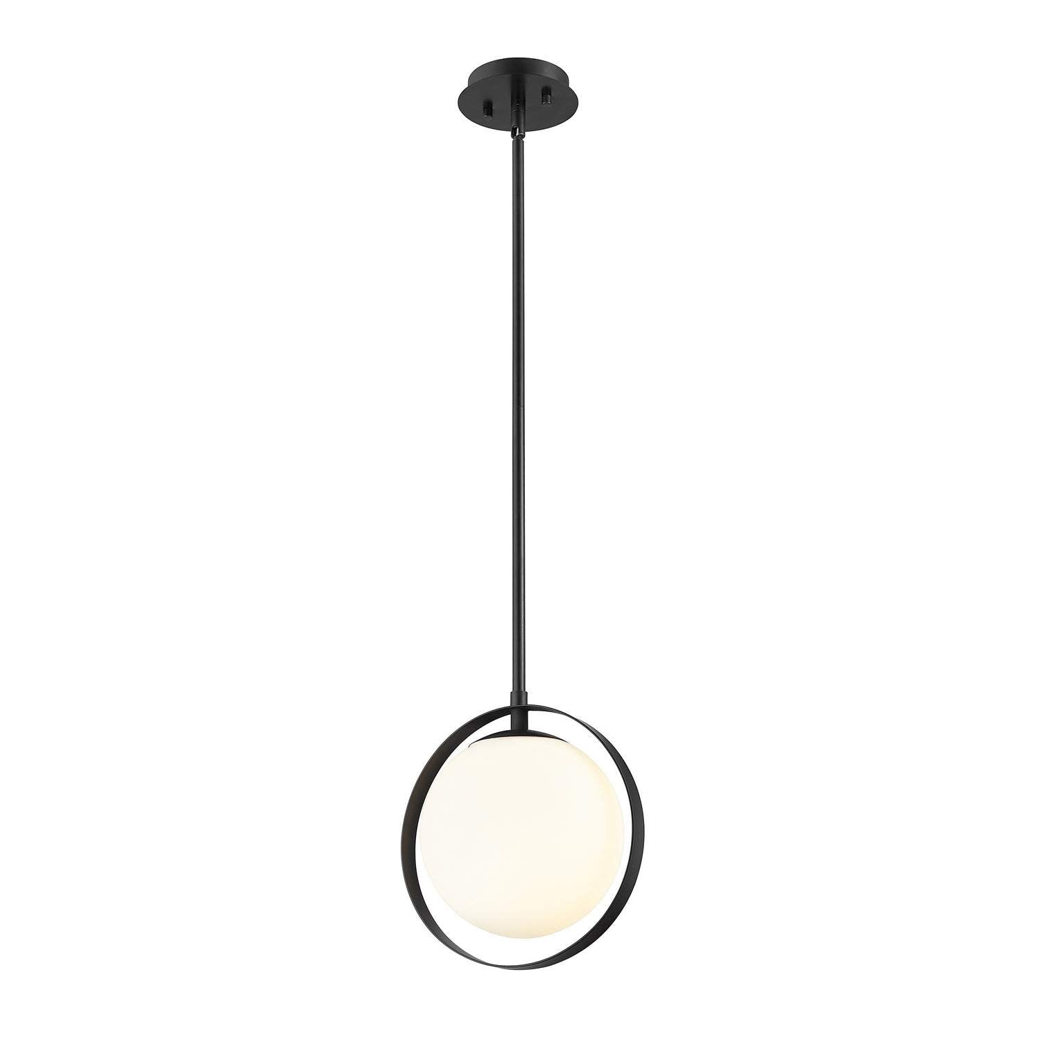 Z-Lite - 730MP-MB - One Light Pendant - Midnetic - Matte Black