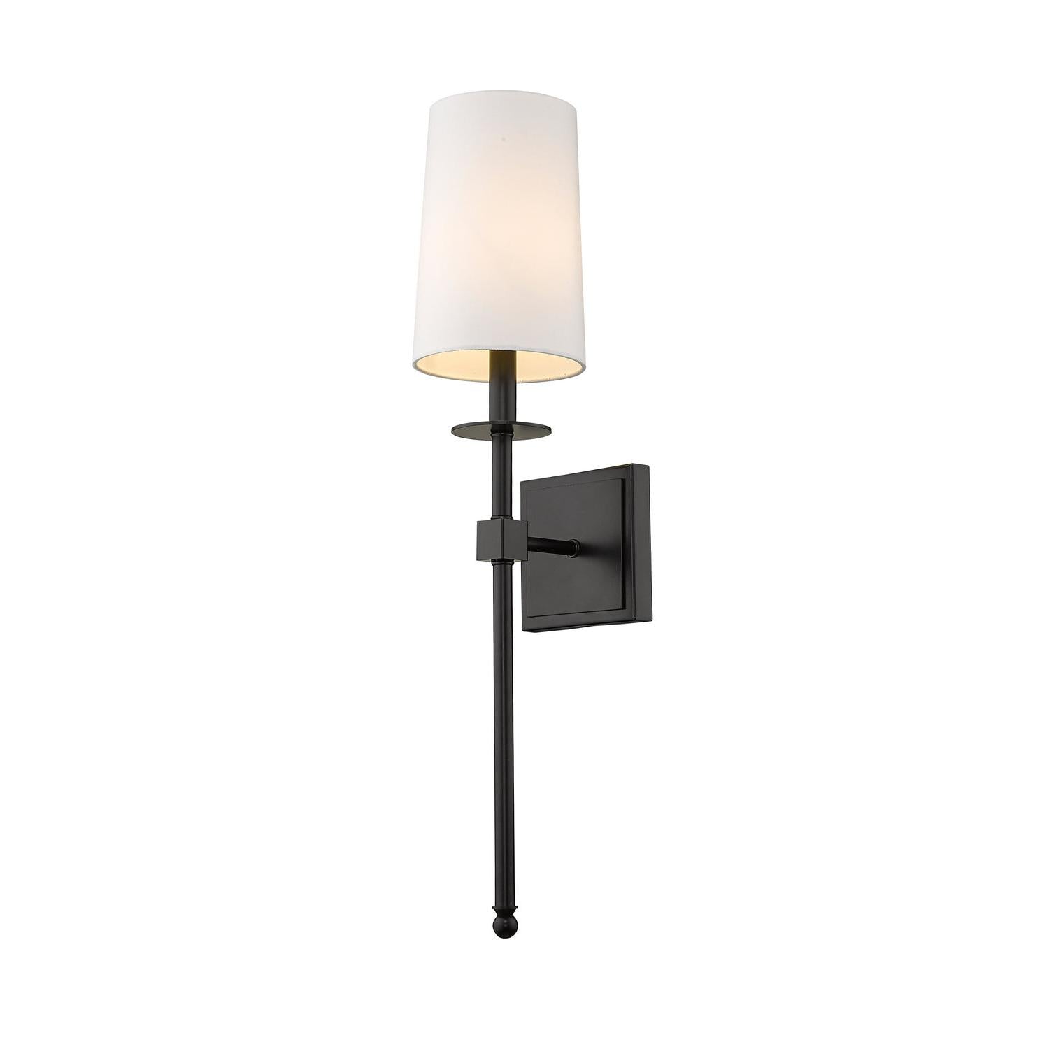 Z-Lite - 811-1S-MB - One Light Wall Sconce - Camila - Matte Black