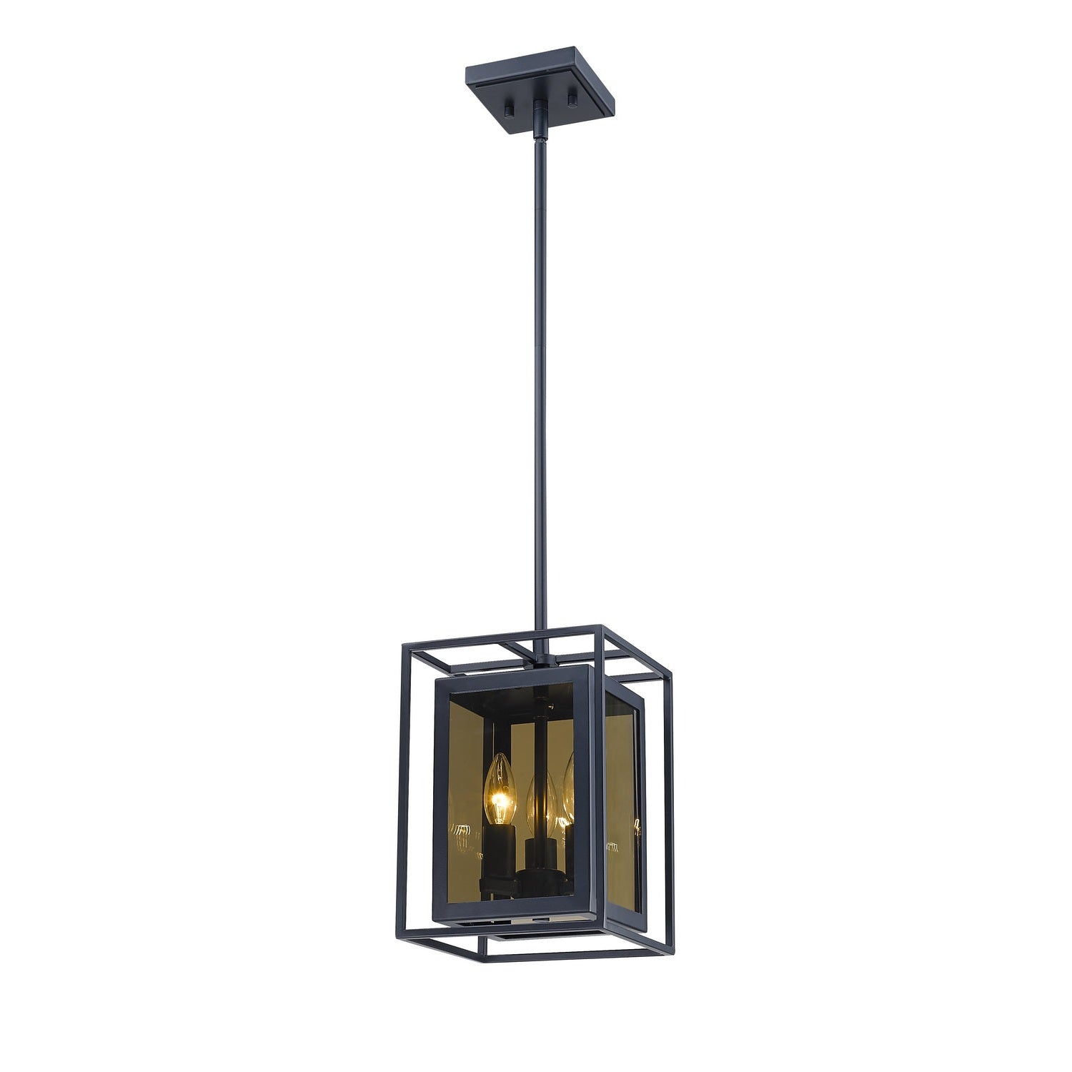 Z-Lite - 802MP-MC - Three Light Pendant - Infinity - Misty Charcoal