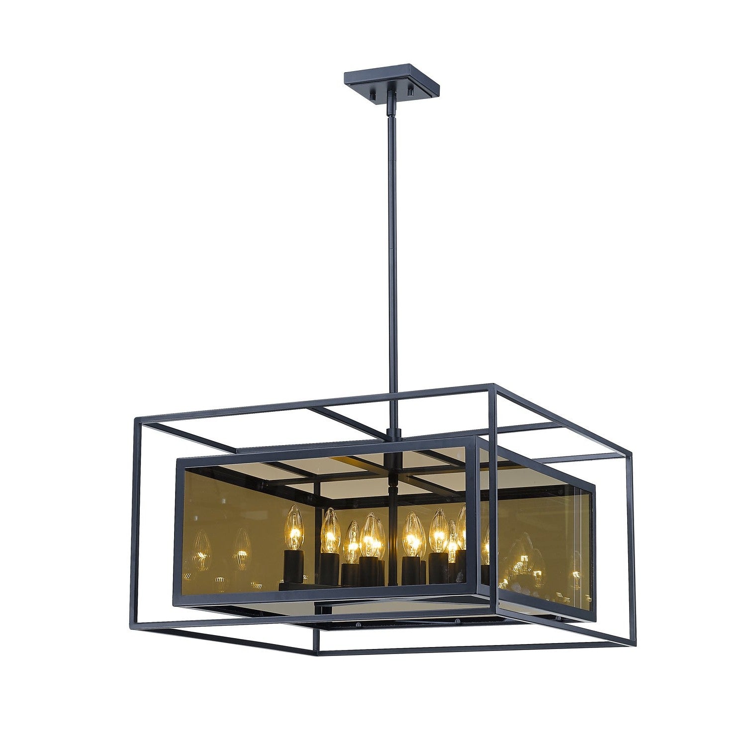 Z-Lite - 802P24-MC - 12 Light Chandelier - Infinity - Misty Charcoal