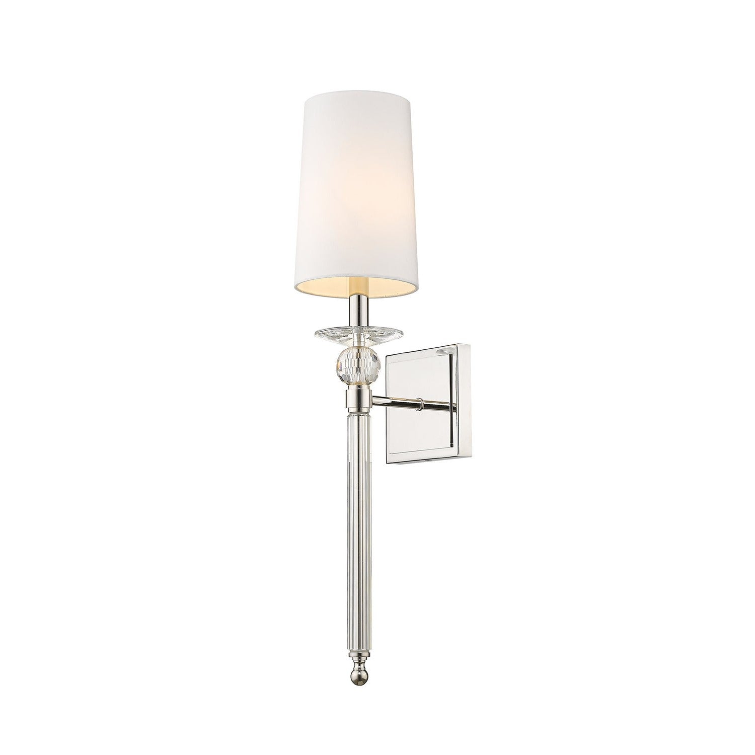 Z-Lite - 804-1S-PN - One Light Wall Sconce - Ava - Polished Nickel