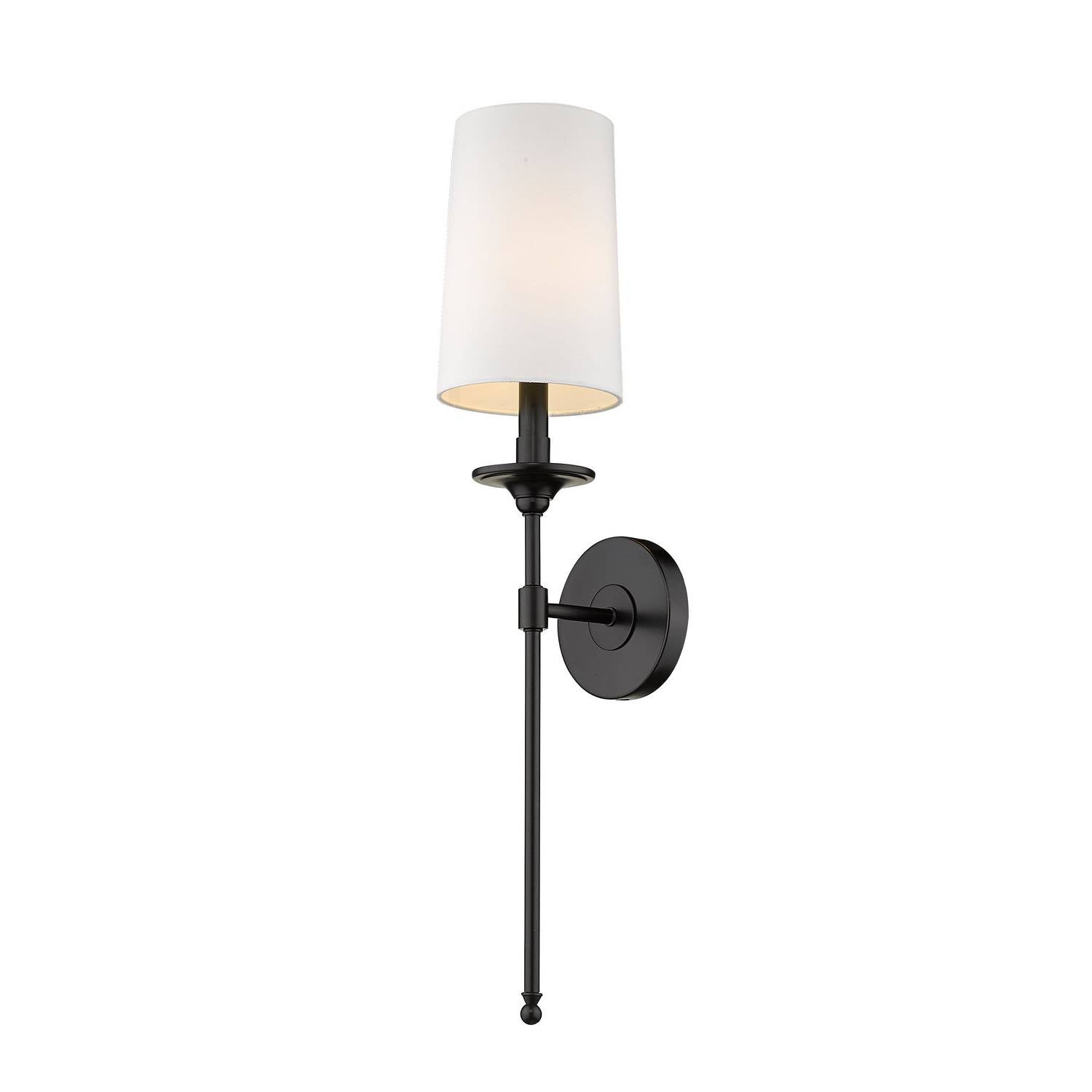 Z-Lite - 807-1S-MB - One Light Wall Sconce - Emily - Matte Black