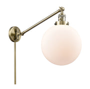 Innovations - 237-AB-G201-10 - One Light Swing Arm - Franklin Restoration - Antique Brass