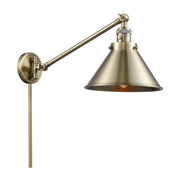 Innovations - 237-AB-M10-AB - One Light Swing Arm - Franklin Restoration - Antique Brass