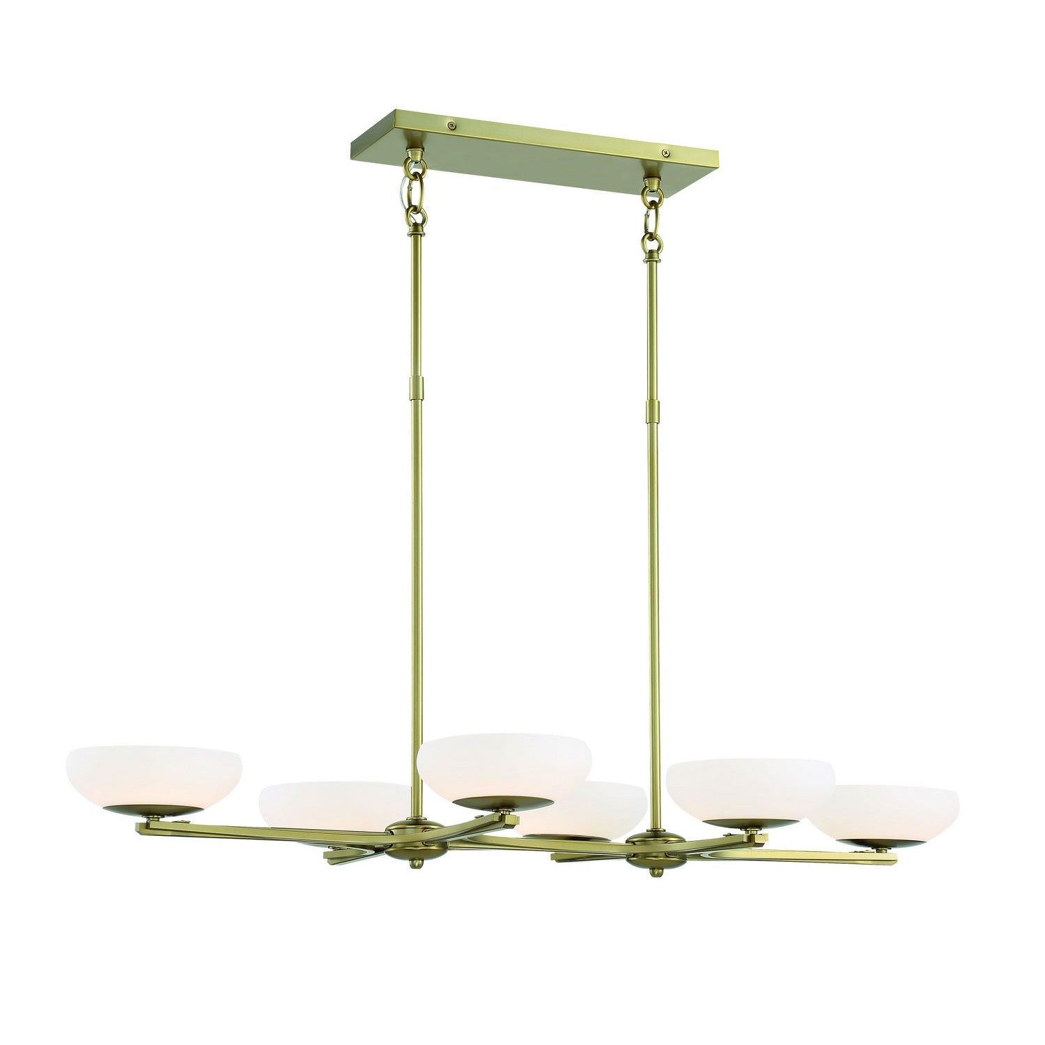 George Kovacs - P1466-695-L - LED Island Pendant - Scale - Soft Rass
