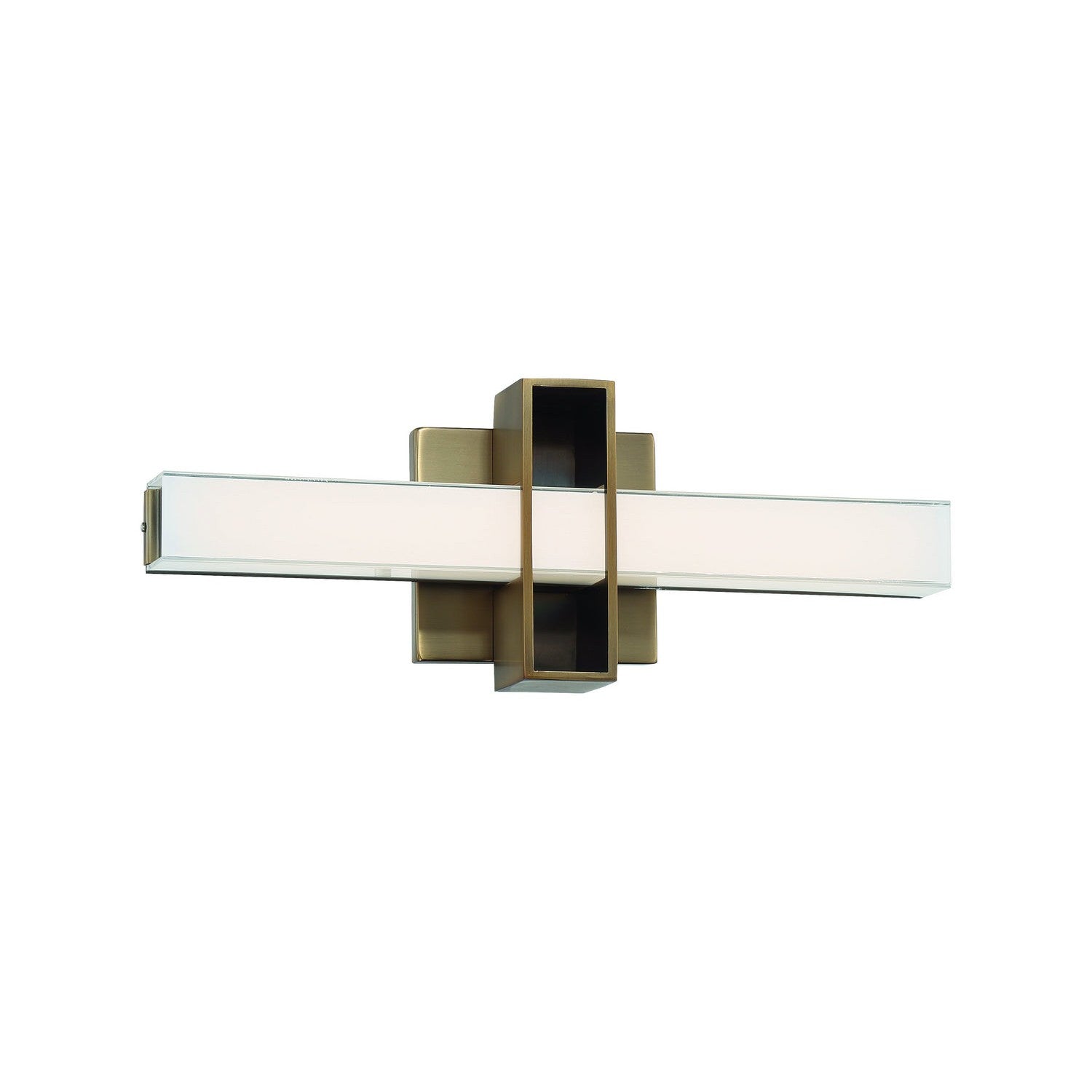 George Kovacs - P1522-575-L - LED Bath - Major - Aged Brass