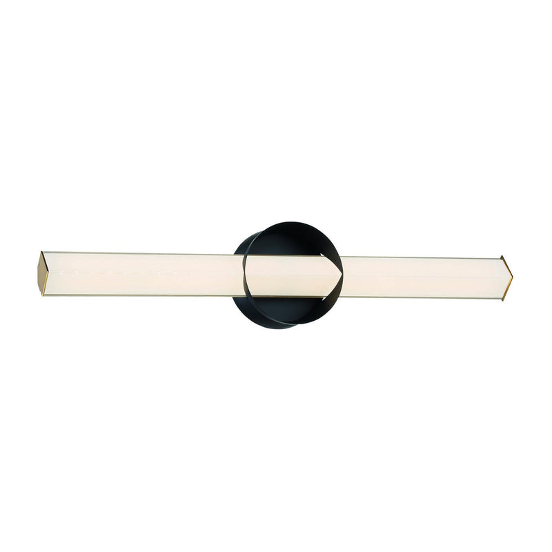 George Kovacs - P1543-688-L - LED Wall Sconce - Inner Circle - Coal And Honey Gold