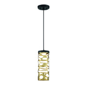 George Kovacs - P935-688-L - LED Mini Pendant - Golden Eclipse - Coal And Honey Gold
