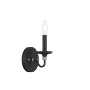 Minka-Lavery - 1041-677 - One Light Wall Sconce - Westchester County - Sand Coal With Skyline Gold Le