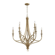 Minka-Lavery - 1099-740 - Nine Light Chandelier - Covent Park - Brushed Honey Gold