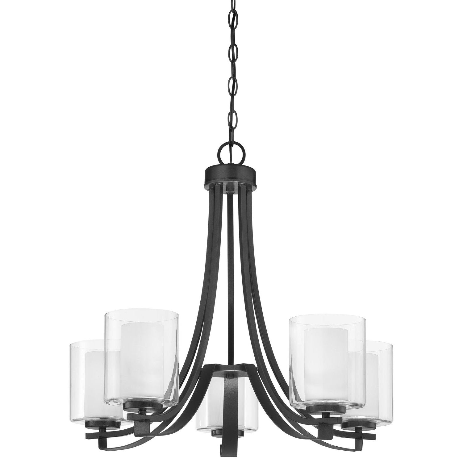 Minka-Lavery - 4105-66 - Five Light Chandelier - Parsons Studio - Sand Coal