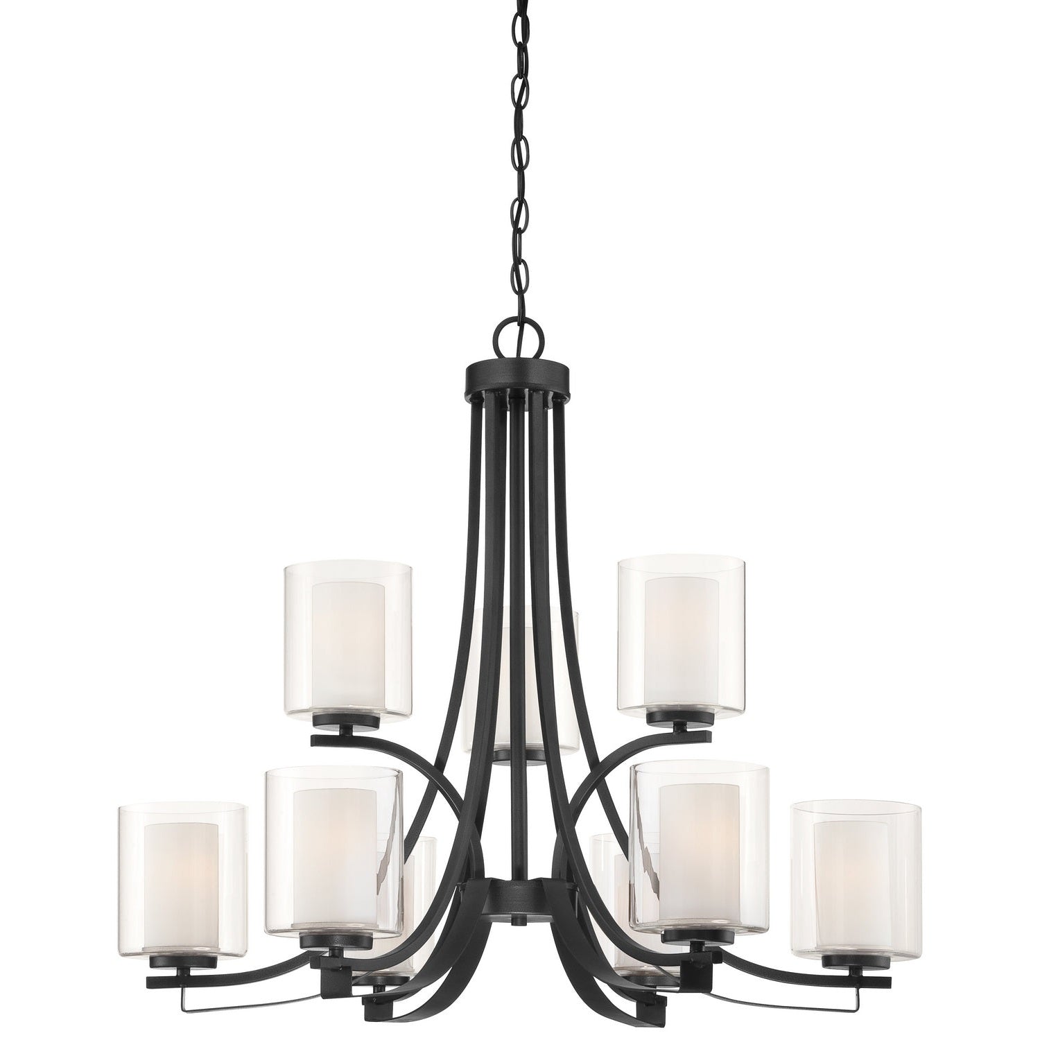 Minka-Lavery - 4109-66 - Nine Light Chandelier - Parsons Studio - Sand Coal