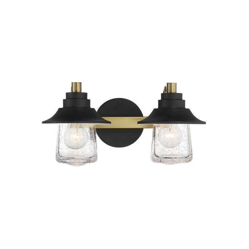 Minka-Lavery - 4892-685 - Two Light Bath - Westfield Manor - Sand Coal W/ Soft Brass
