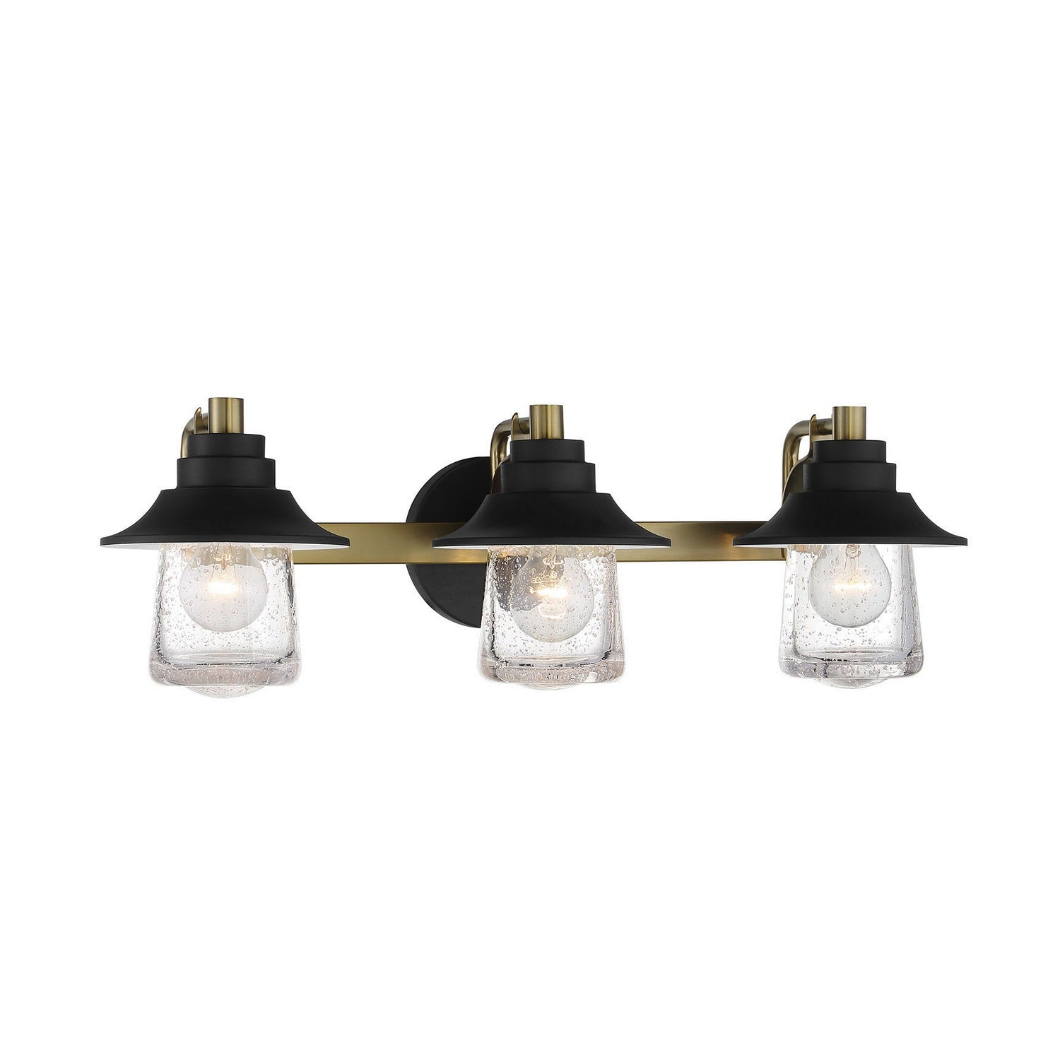 Minka-Lavery - 4893-685 - Three Light Bath - Westfield Manor - Sand Coal W/ Soft Brass