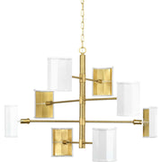 Progress Lighting - P400192-160 - Eight Light Chandelier - Point Dume-Wandermere - Brushed Brass