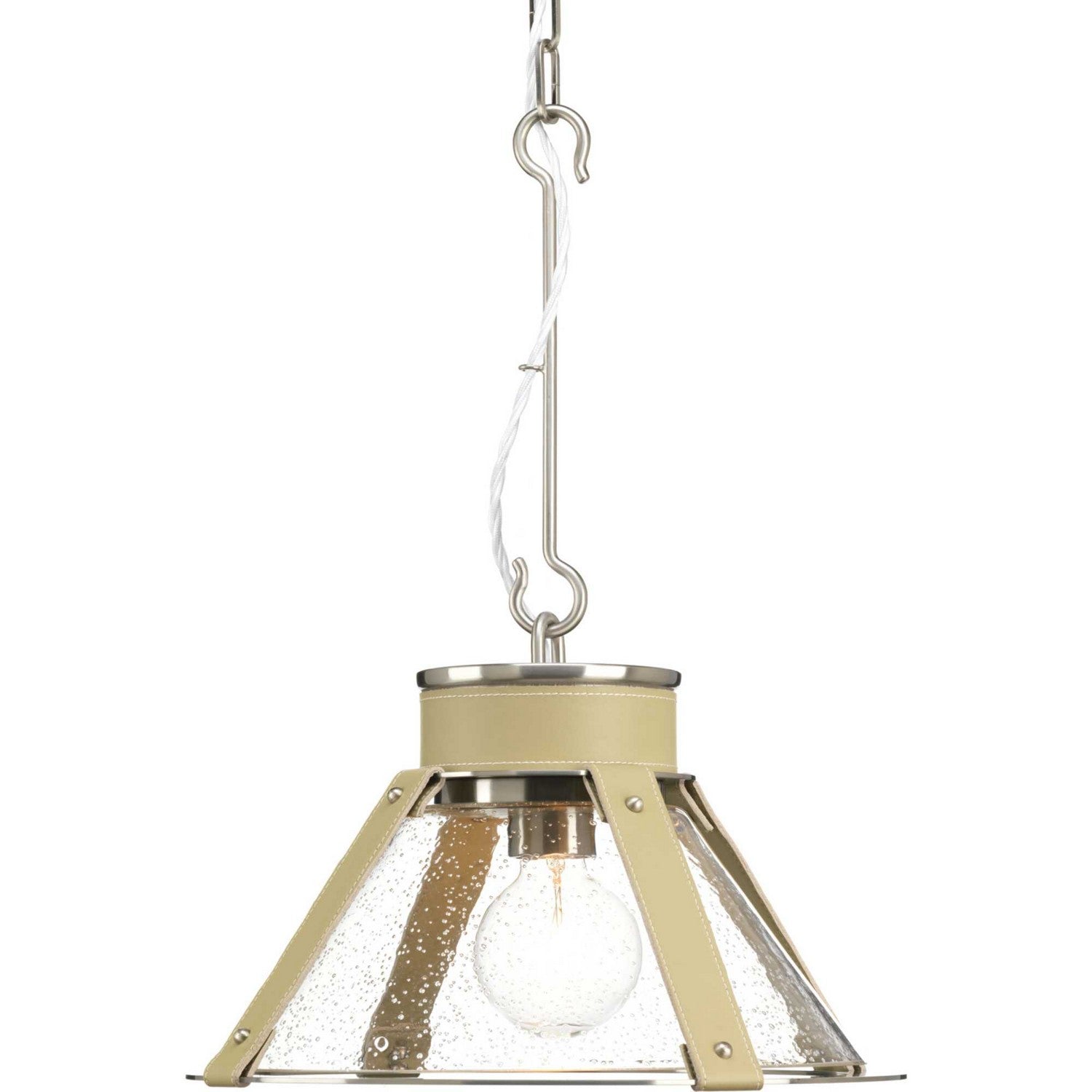 Progress Lighting - P500195-009 - One Light Pendant - Point Dume-Rockdance - Brushed Nickel