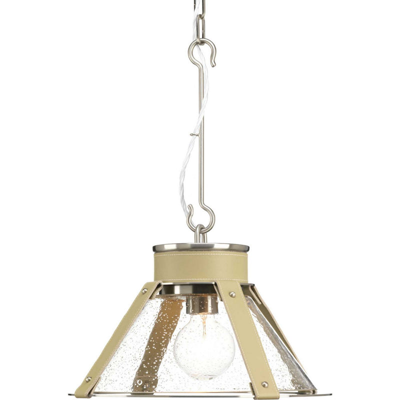 Progress Lighting - P500195-009 - One Light Pendant - Point Dume-Rockdance - Brushed Nickel