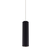 Visual Comfort Modern - 700MPBLKSBS-LED930 - LED Pendant - Blok - Matte Black/Satin Nickel