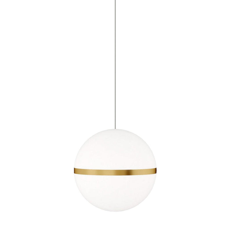 Visual Comfort Modern - 700MPHNENB - One Light Pendant - Hanea - Natural Brass