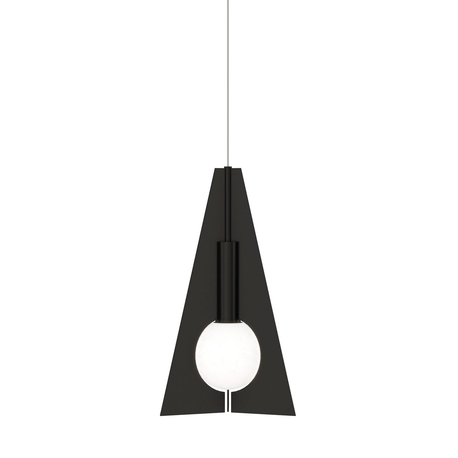 Visual Comfort Modern - 700MPOBLPB-LED930 - LED Pendant - Orbel - Nightshade Black