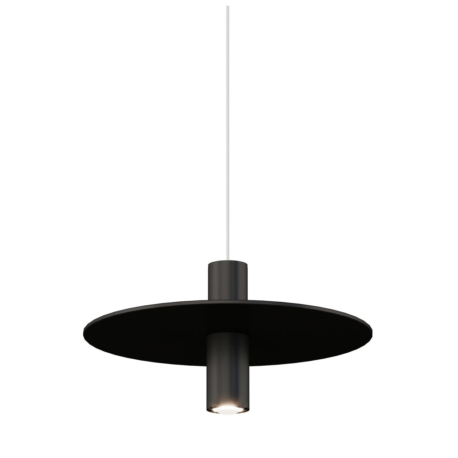 Visual Comfort Modern - 700MPPNTB-LED930 - LED Pendant - Ponte - Nightshade Black