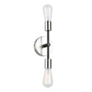 Artcraft - AC11256NB - Two Light Wall Sconce - Truro - Black & Brushed Nickel