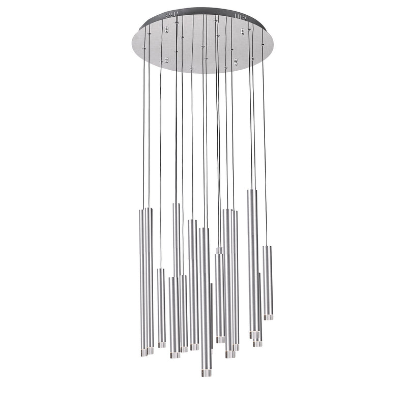 Artcraft - AC7086SA - LED Chandelier - Galiano - Satin Aluminum