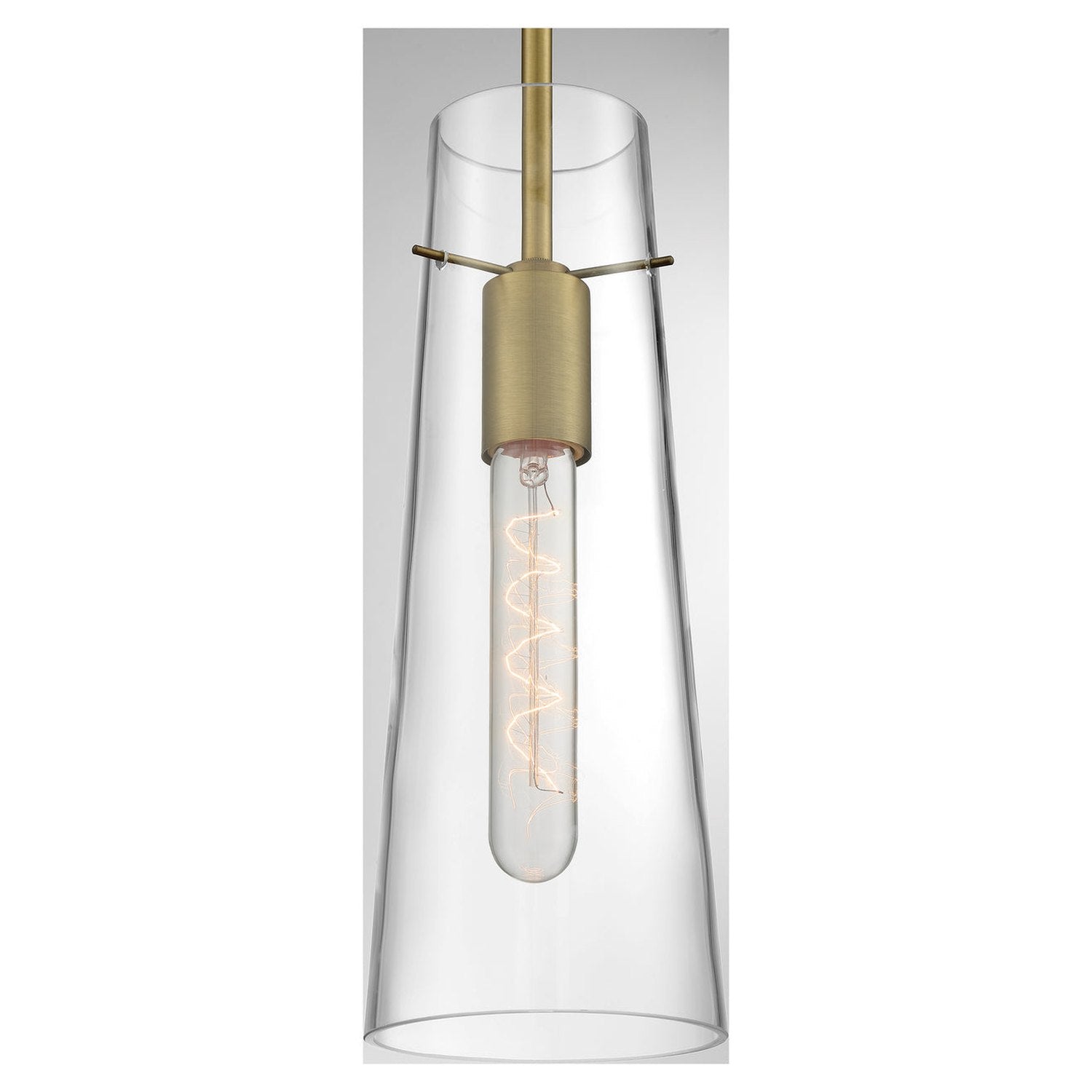 Nuvo Lighting - 60-6858 - One Light Mini Pendant - Bahari - Vintage Brass