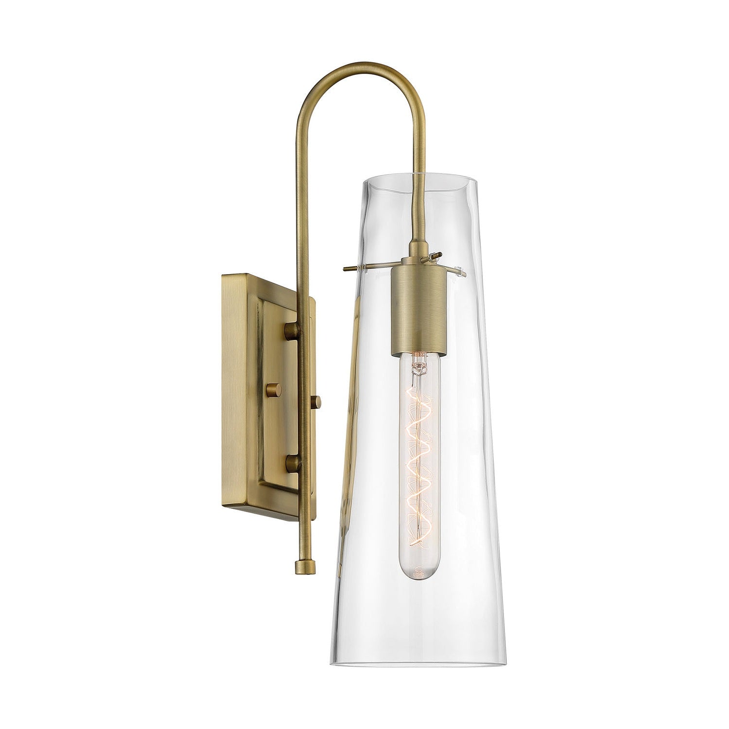 Nuvo Lighting - 60-6859 - One Light Wall Sconce - Alondra - Vintage Brass