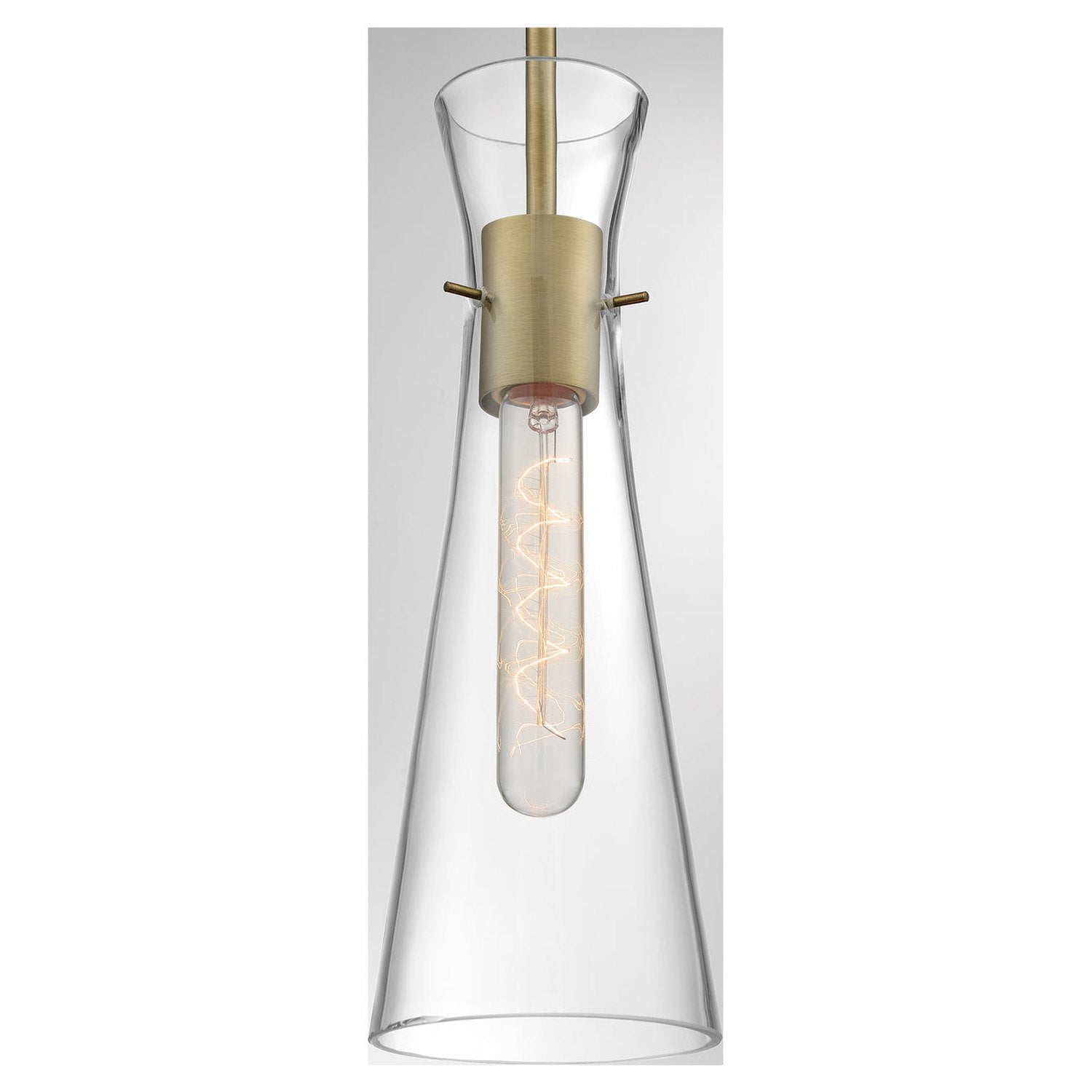 Nuvo Lighting - 60-6860 - One Light Mini Pendant - Alondra - Vintage Brass