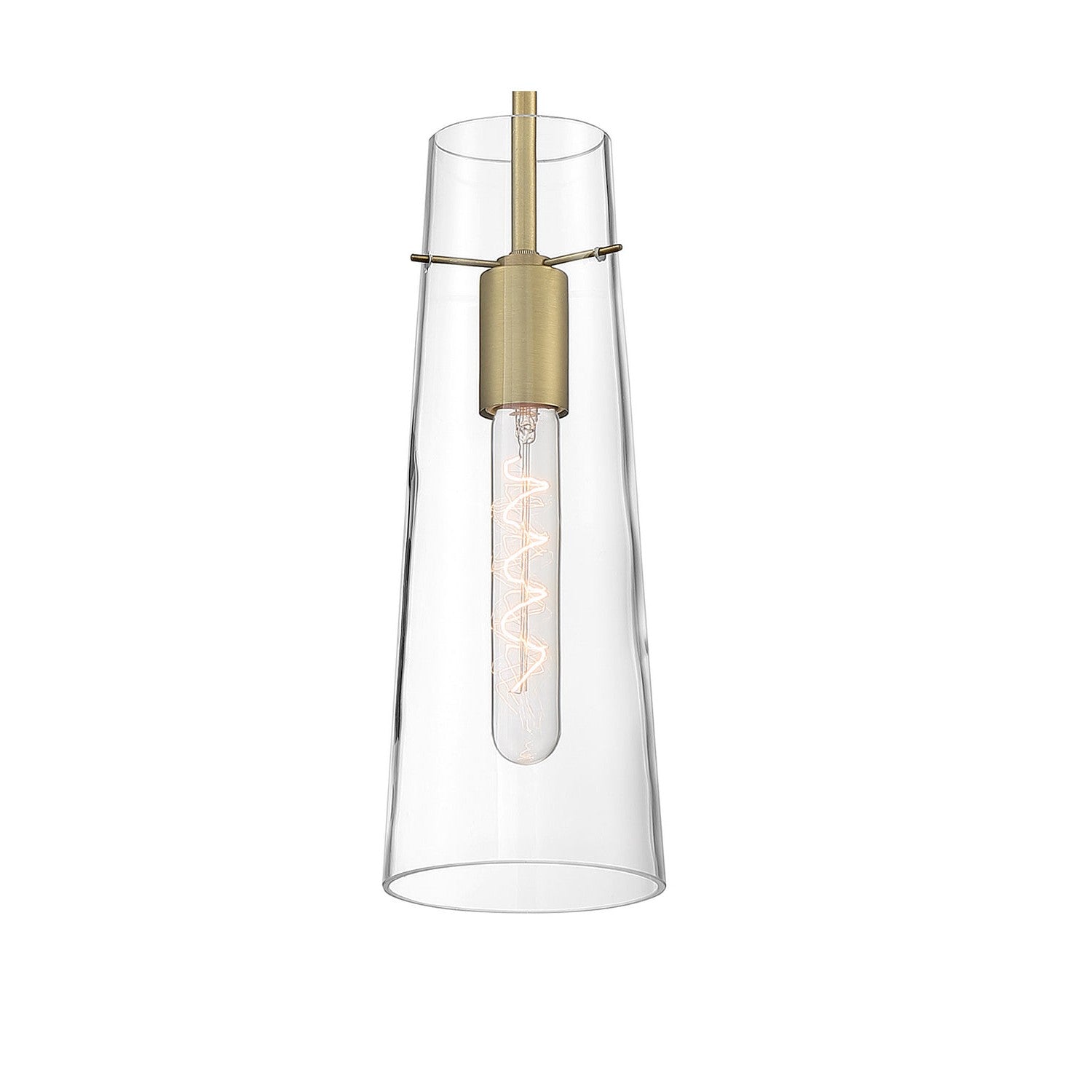 Nuvo Lighting - 60-6860 - One Light Mini Pendant - Alondra - Vintage Brass