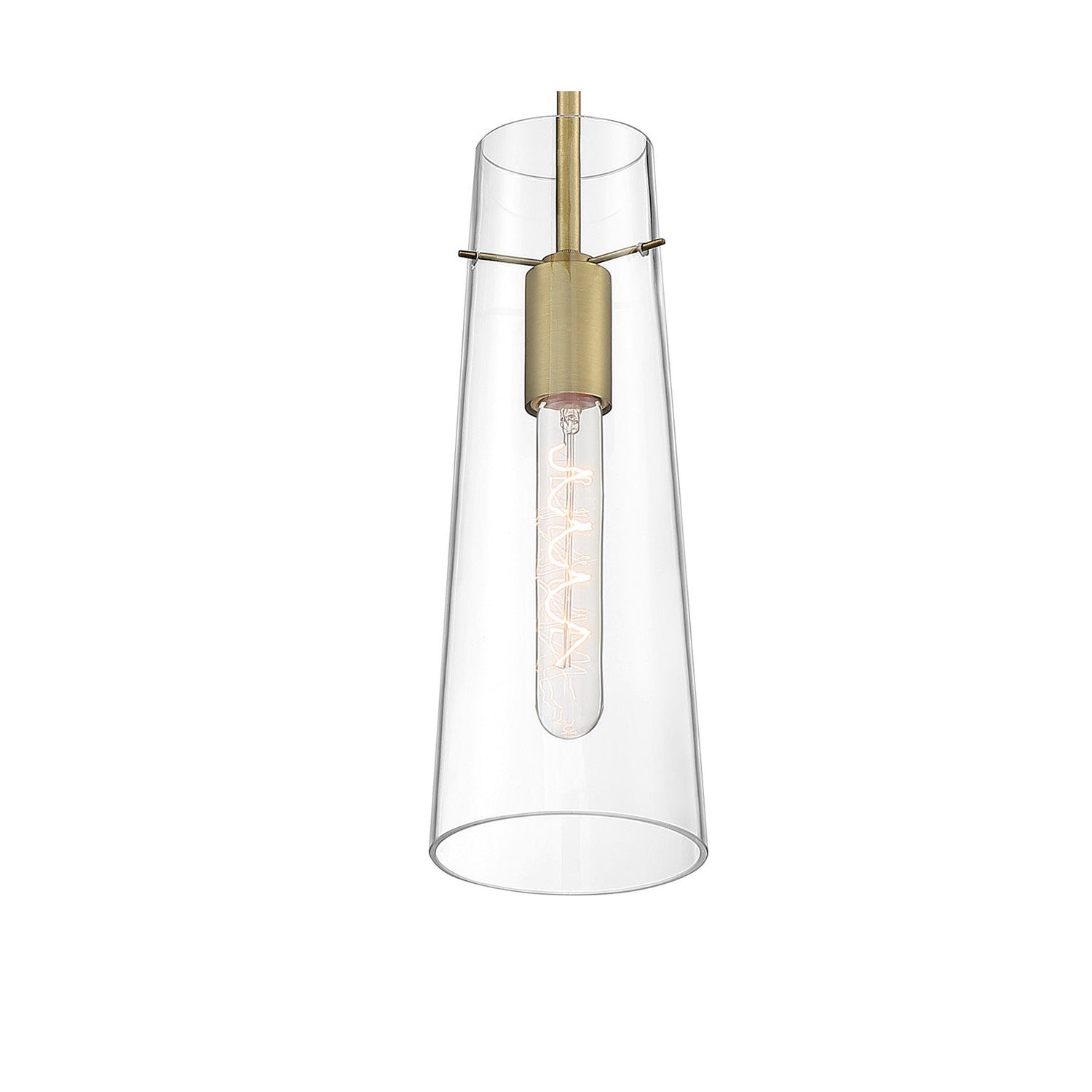 Nuvo Lighting - 60-6860 - One Light Mini Pendant - Alondra - Vintage Brass
