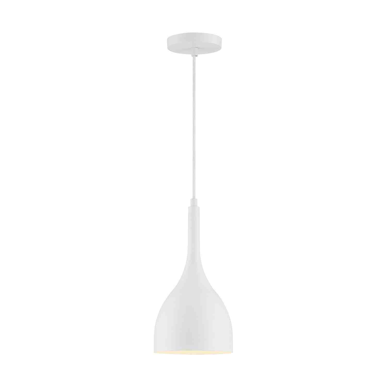 Nuvo Lighting - 60-7096 - One Light Pendant - Bellcap - Matte White