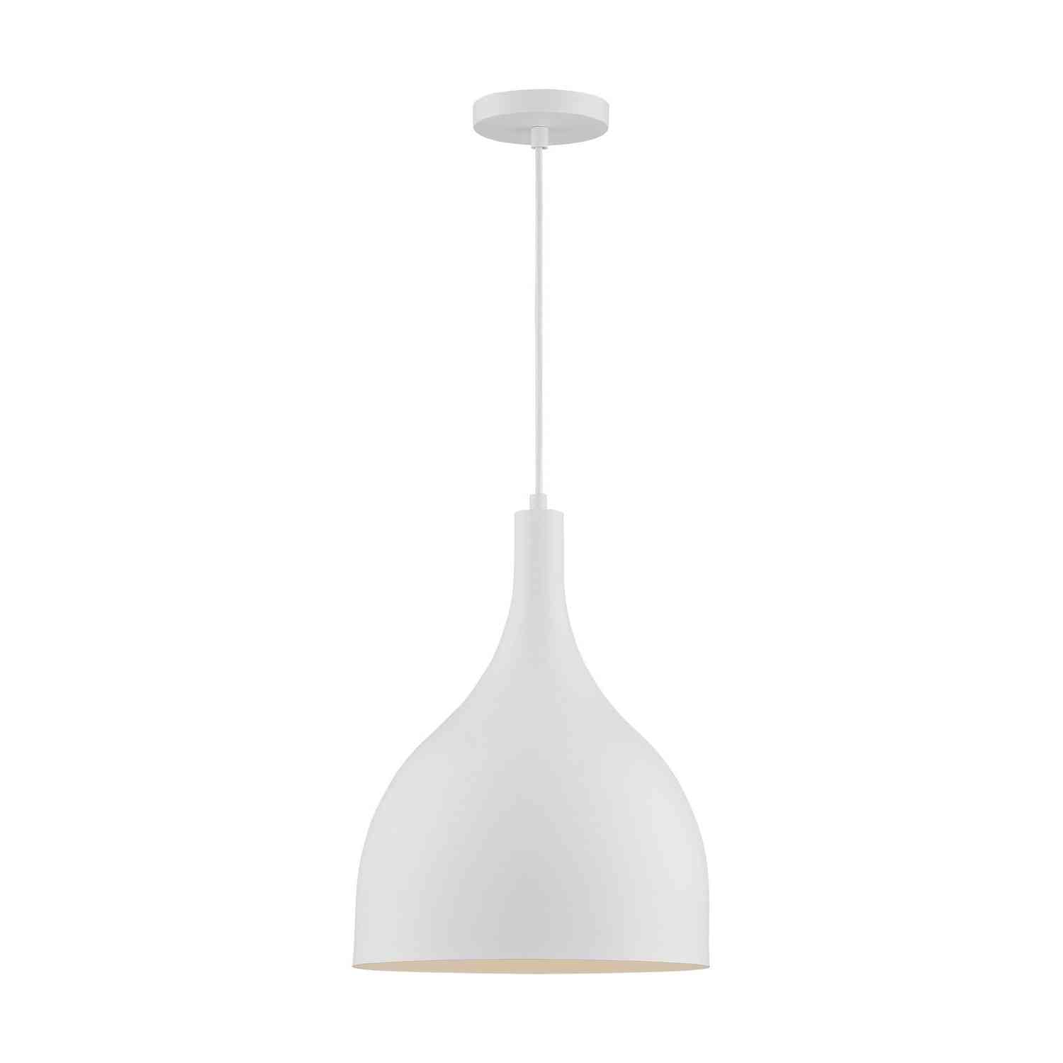 Nuvo Lighting - 60-7097 - One Light Pendant - Bellcap - Matte White