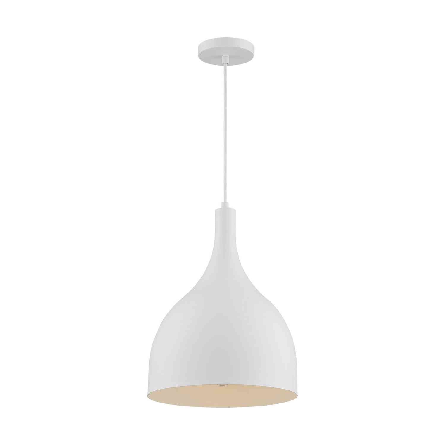 Nuvo Lighting - 60-7097 - One Light Pendant - Bellcap - Matte White