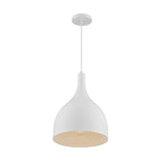 Nuvo Lighting - 60-7097 - One Light Pendant - Bellcap - Matte White