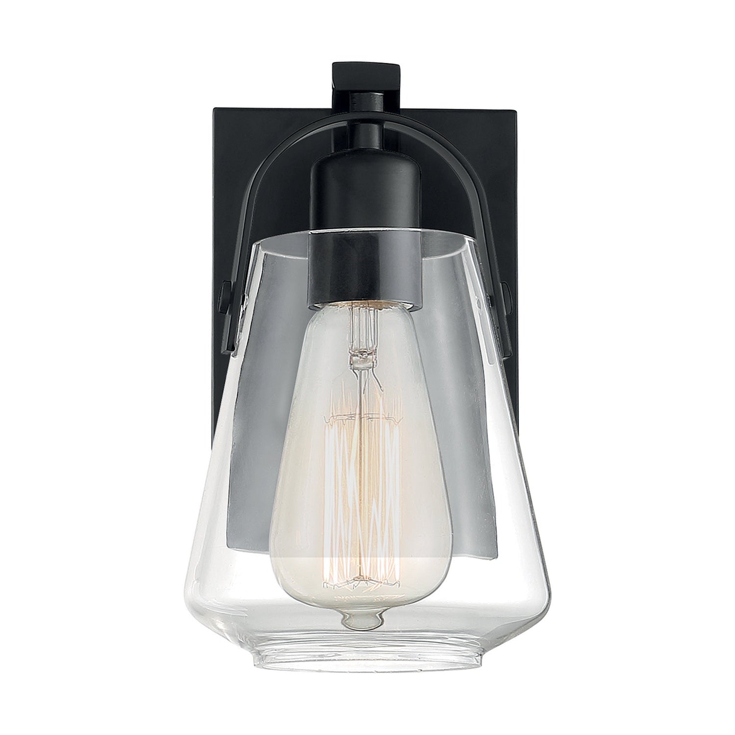 Nuvo Lighting - 60-7101 - One Light Vanity - Skybridge - Matte Black