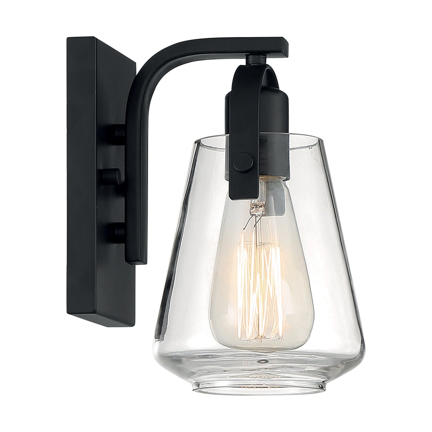 Nuvo Lighting - 60-7101 - One Light Vanity - Skybridge - Matte Black