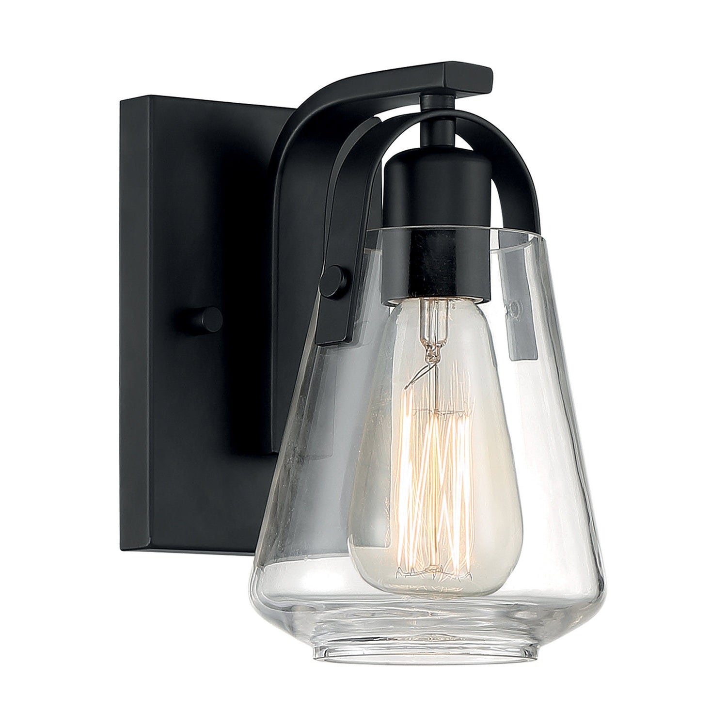 Nuvo Lighting - 60-7101 - One Light Vanity - Skybridge - Matte Black