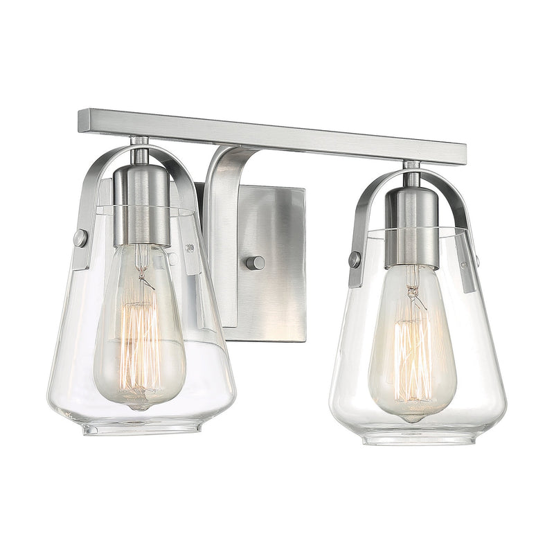 Nuvo Lighting - 60-7112 - Two Light Vanity - Skybridge - Brushed Nickel