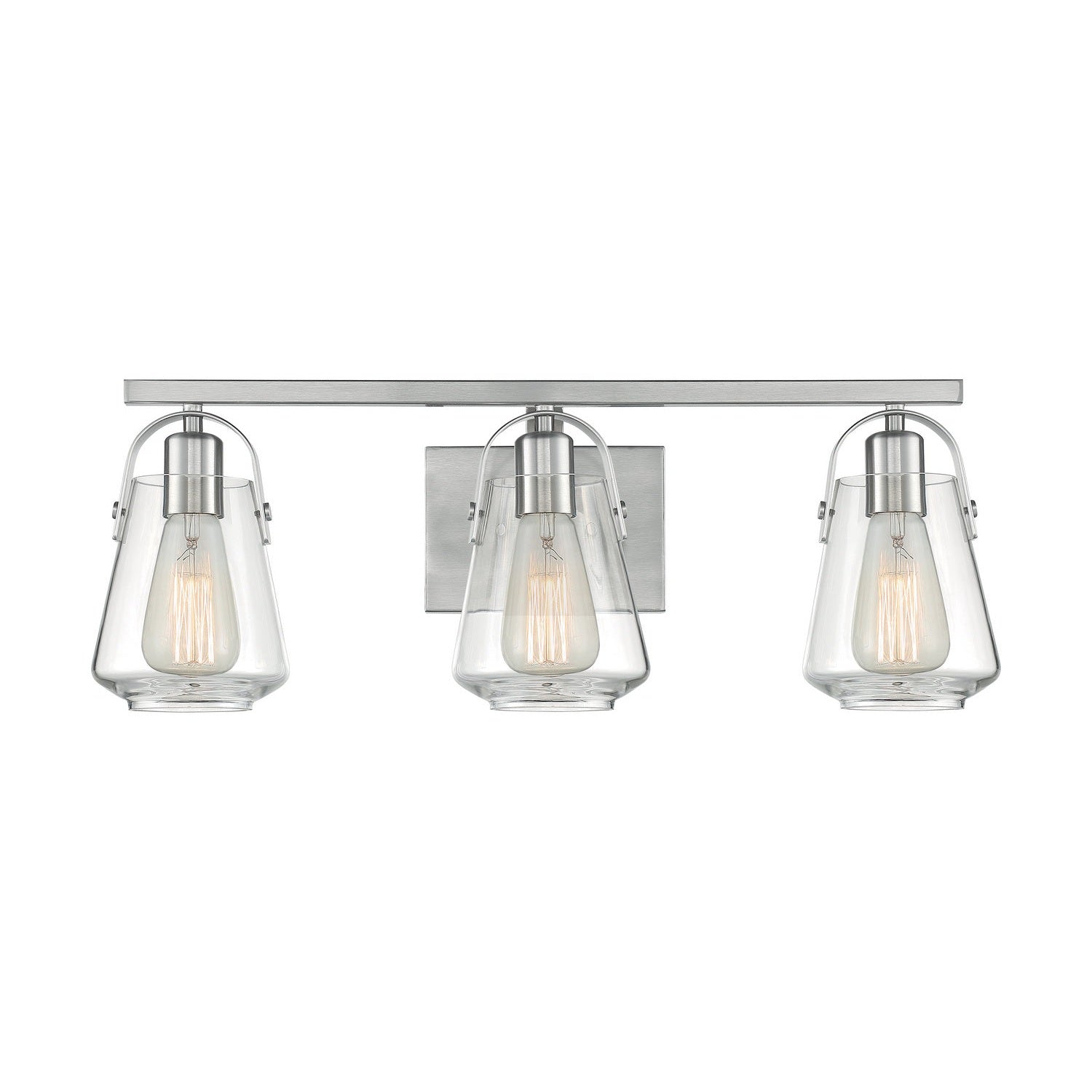 Nuvo Lighting - 60-7113 - Three Light Vanity - Skybridge - Brushed Nickel