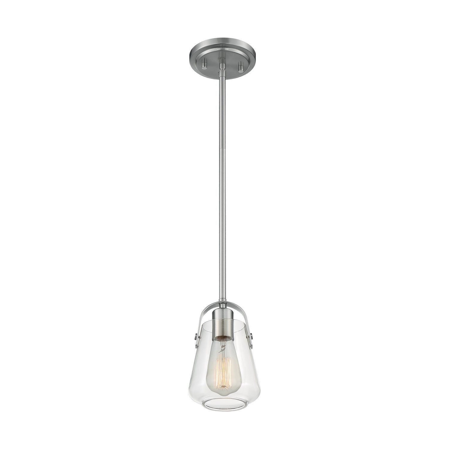 Nuvo Lighting - 60-7116 - One Light Mini Pendant - Skybridge - Brushed Nickel