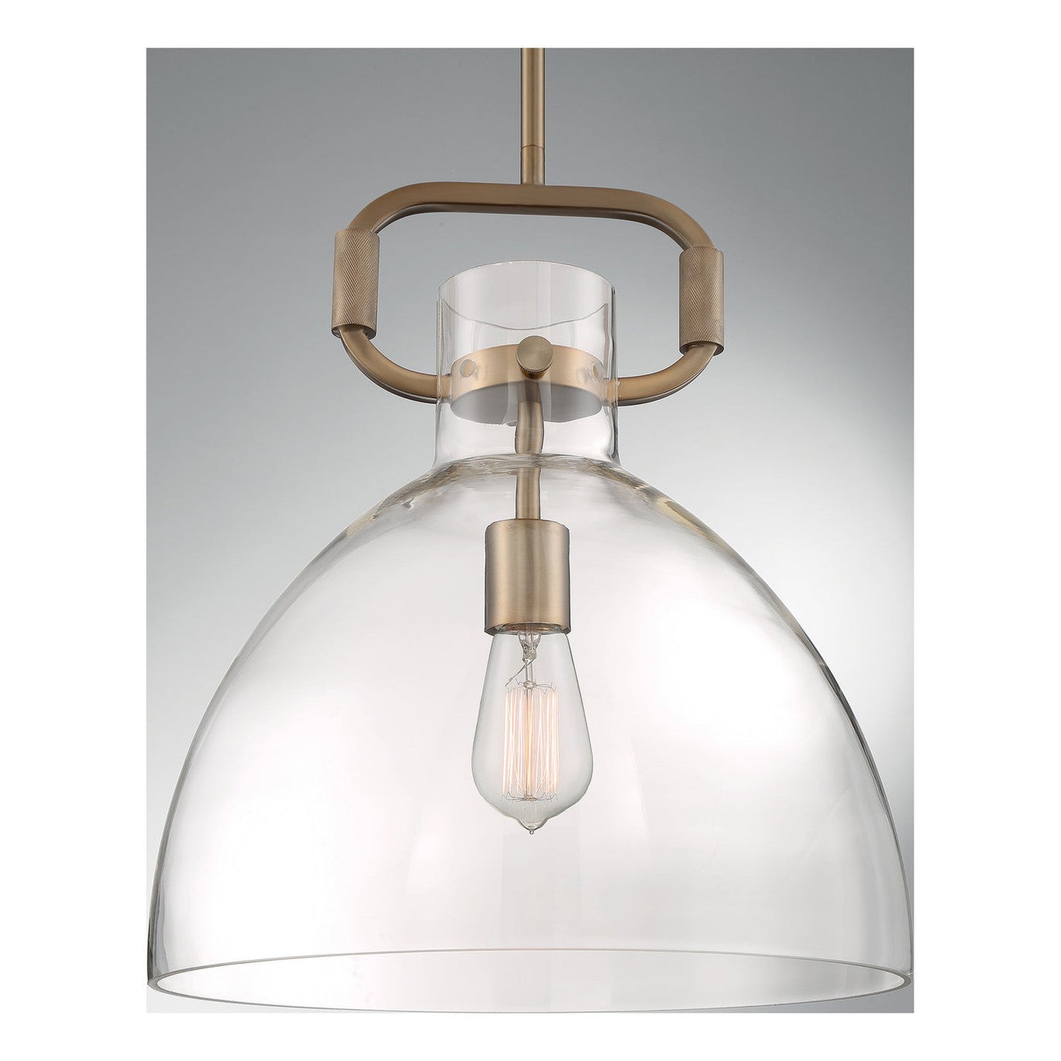 Nuvo Lighting - 60-7142 - One Light Pendant - Teresa - Burnished Brass