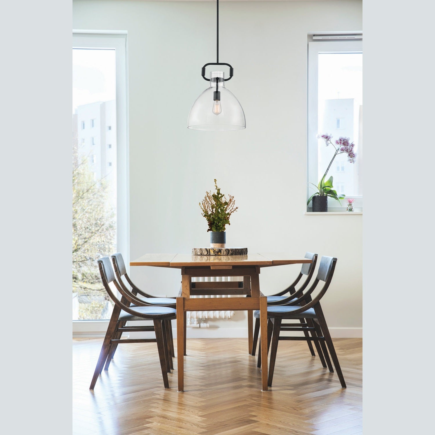 Nuvo Lighting - 60-7142 - One Light Pendant - Teresa - Burnished Brass