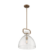 Nuvo Lighting - 60-7142 - One Light Pendant - Teresa - Burnished Brass